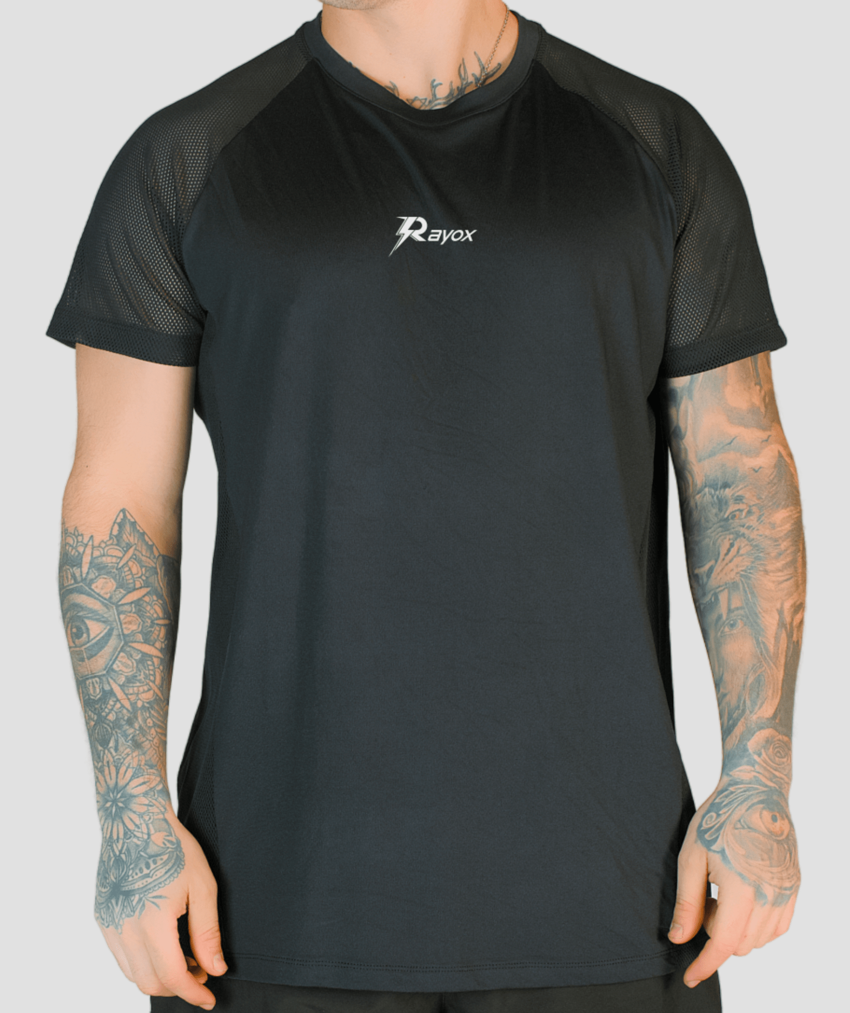 Camiseta Malla Negra Rayox - Rayox