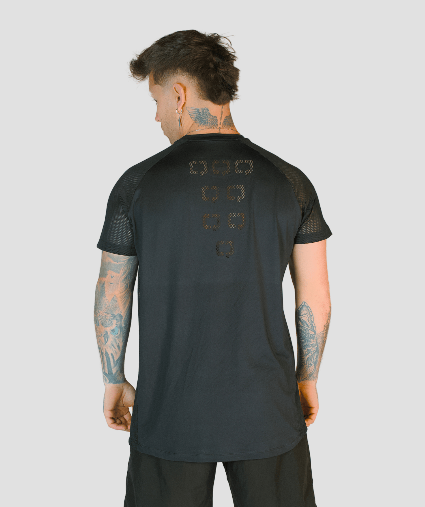 Camiseta Malla Negra Rayox - Rayox