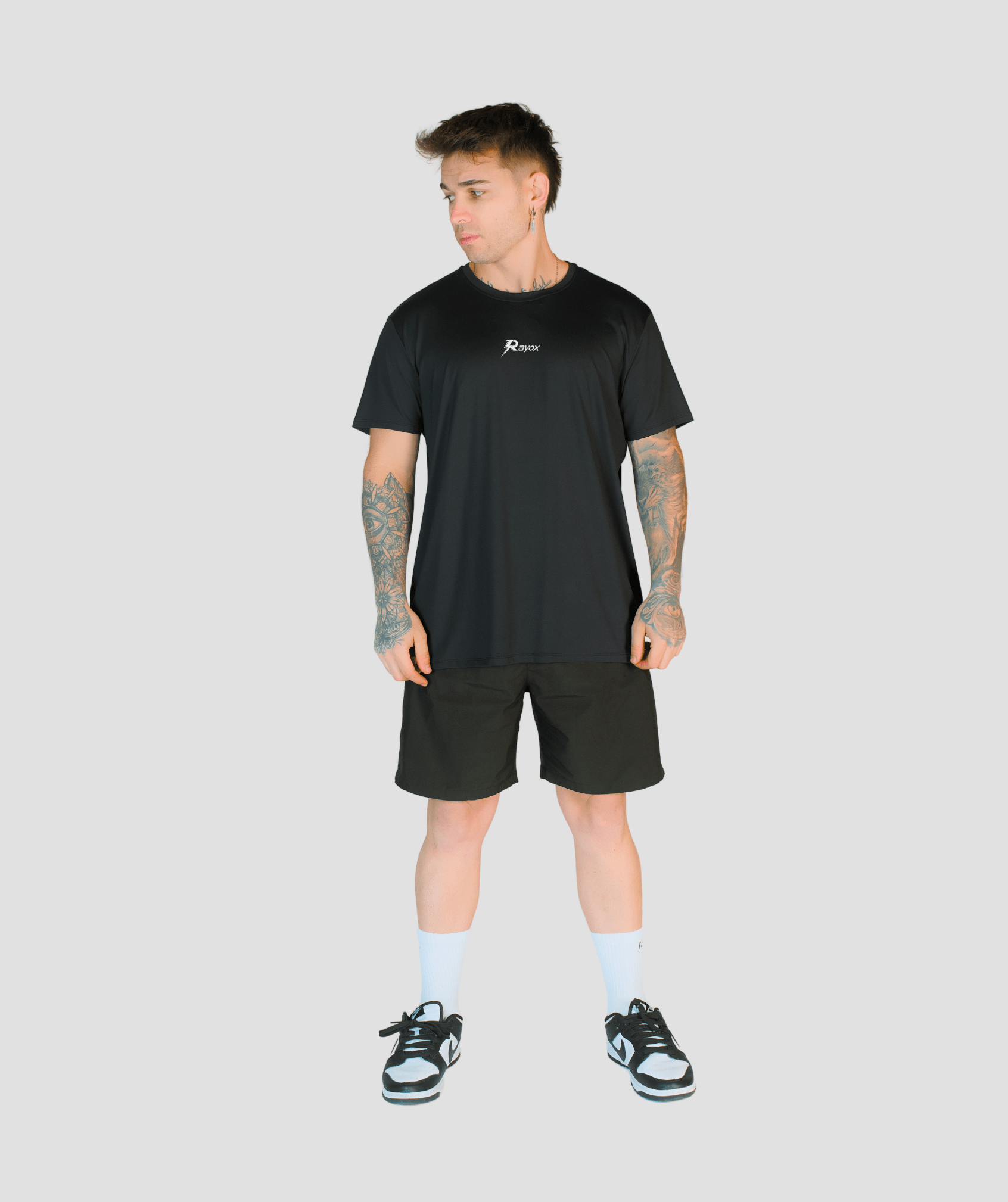 Camiseta Negra Rayox - Rayox