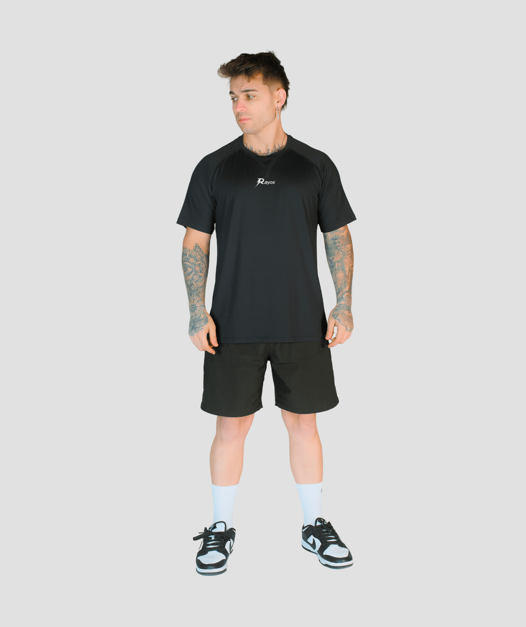 Camiseta Negra Rayox - Rayox