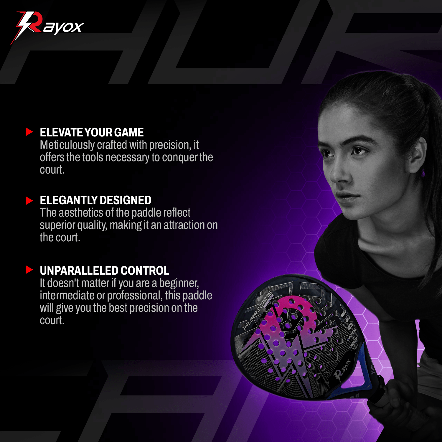 Rayox ®️ Hurricane Power - Purple - Rayox